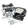 S&S, SuperStock cylinder head kit. Black - 06-17 Twin Cam (excl. Twin-Cooled models) (NU)