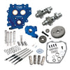 S&S, complete cam chest kit with gear drive 585GE cams - 06-17 Dyna; 07-17 Softail; 07-16 Touring (NU)