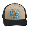 Biltwell Bait snapback cap black/beige/aqua -