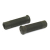 'Anderson style' repl. grip set 1" handlebars. Black - 74-23 H-D with 1" diameter grip area