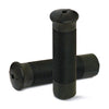 'Anderson style' repl. grip set 1" handlebars. Black - 74-23 H-D with 1" diameter grip area