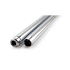 Fork tubes 35mm, 23-1/4". Show chrome - Standard length: 86-87 XL,FXR (NU).  -2" understock length: 1987 FXRT, FXRD (NU).