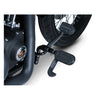 Kuryakyn, Heavy Industry brake pedal pad. Satin black - 84-15 FX Softail; 08-11 FXCW/C Rockers; 93-17 FXDWG; 08-17 FXDF; Dyna Fat Bob models with forward controls; 15-20 XG Street (excl. 17-20 Street Rod); all Kuryakyn forward controls (NU)