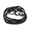 Handlebar switch & wiring kit. Radio. LED. Chrome - 07-13 FLT/Touring(NU)