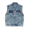 MCS Denim Vest Stonewashed blue - Male size M