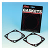 James, cylinder base gasket set. .022" RCM. 3-5/8" bore - 84-99 Evo B.T. (excl. Twin Cam); 86-22 XL. With 3-5/8" big bore cylinders (NU)