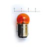 Turn signal bulb, small diameter. Amber lens. 21cp/6cp -