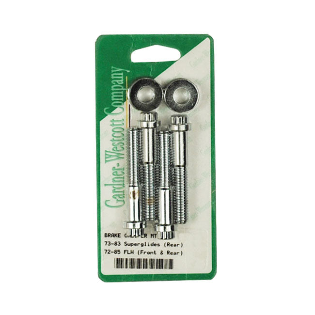 CALIPER BOLT KIT, BANANA. 12-POINT - Front: 73 XL, FX; 72-84 FL