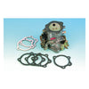 James, carb to air cleaner housing gasket. Keihin - 77-89 B.T.; L76-87 XL. With OEM Keihin butterfly carb (NU)