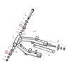 JAMES WHEEL/SWINGARM SEAL. RUBBER OD - WHEEL FR&RR: 84-99 B.T., XL (NU).   SWINGARM: 58-86 B.T.(NU).