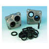 Buna-N, pushrod cover seal. Rubber large lower - 48-65 Panhead; 66-E79 Shovelhead (NU)