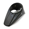 47-61 style 'Smooth' dash cover. Black - 47-84 FL custom applications with 2-light base plate(NU)