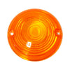 36-85 FL style turn signal replacement lens. Amber - 63-85 FL, FLH (NU)