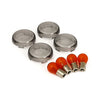 Bullet turn signal lens kit, smoke - 00-23 H-D with bullet turn signals (excl. models with 3-1 taillight/turn signal combo, V-Rod & Street)