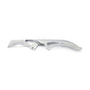 Shorty upper belt guard. Chrome - 08-17 Softail (NU)