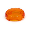 Turn signal lens, bullet. Amber - 00-23 H-D with bullet turn signals (excl. models with 3-1 taillight/turn signal combo, V-Rod & Street)