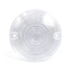 Replacement turn signal lens. Flat lens. Clear - 86-23 H-D (with flat lens turn signals)