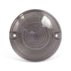 Replacement turn signal lens. Flat lens. Smoke - 86-23 H-D (with flat lens turn signals)