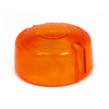 Turn signal domed lens. Amber - Pre-2001 H-D with domed lens turn signals