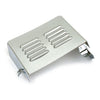 Battery side cover. Chrome. Louvered - 70-84 FL (NU)