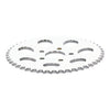 REAR SPROCKET, CHROME. 48T - 73-85 4-SP B.T.; 79-81 XL
