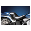 LePera, Bare Bones up-front solo seat. Smooth - 06-17 Softail with 200mm tire (fender mounted) (NU)