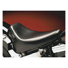 LePera, Silhouette Deluxe solo seat. Smooth - 08-17 Softail (excl. FXS, FLS/S) with 150mm tire, fender mounted (NU)