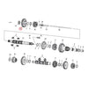 ANDREWS 4TH GEAR, MAINSHAFT - 80-06 5-SP B.T(NU)
