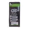 GW, rear belt pulley mount kit, allen chrome - 87-90 FLST, FXST, FLT, FXR. Laced wheels