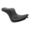 LePera, Cherokee 2-up seat. Pleated - 06-17 Softail with 200mm rear tire (NU)