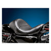 LePera, Aviator solo seat. Black, smooth - 04-21 XL (excl. 07-09 XL) with 3.3 gallon fuel tank