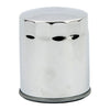 MCS, spin-on oil filter. Chrome - 84-98(NU)Softail; 80-98(NU)FLT; 82-94(NU)FXR; L84-22 XL; 08-12(NU)XR1200; 97-02(NU)Buell