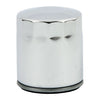 MCS, spin-on oil filter. Chrome - 1999 Softail; 99-17 Twin Cam; 17-20 M8 (NU)