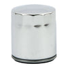 MCS, spin-on oil filter. Chrome - 1999 Softail; 99-17 Twin Cam; 17-20 M8 (NU)