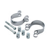 XL Sportster header clamps. Chrome - 57-85 XL (NU)