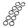 RETAINING RINGS - Cam chain tensioner: 99-06 Twin Cam.  Kickstarter arm pivot pin: 71-84 FX; 65-73 FL.  Shifter fork shaft, ratchet top transmission: 36-E79 B.T.  Inner shifter lever/shaft: 65-73 FL; 91-03 XL.