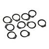 RETAINING RINGS - Cam chain tensioner: 99-06 Twin Cam.  Kickstarter arm pivot pin: 71-84 FX; 65-73 FL.  Shifter fork shaft, ratchet top transmission: 36-E79 B.T.  Inner shifter lever/shaft: 65-73 FL; 91-03 XL.