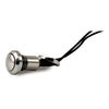 Smooth push button switch. Polished stainless - UNIVERSAL