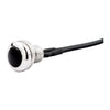 Smooth push button switch. Two-Tone polished/black - UNIVERSAL