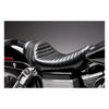 LePera, Stubs spoiler solo seat. Black, pleated - 06-17 Dyna (NU)