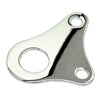 Ignition switch bracket, transmission. Chrome - 36-85 FL, FX with 4-sp transmissions (NU)