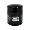 Champion, spin-on oil filter. Black - 84-98(NU)Softail; 80-98(NU)FLT; 82-94(NU)FXR; L84-22 XL; 08-12(NU)XR1200; 97-02(NU)Buell