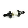 CLEAR-VIEW FUEL FILTER, 3/8" ID - Univ.