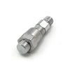 Mirror adapter 10mm, right-hand thread. Chrome - For models with 10mm right hand thread