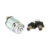 FX style ignition switch 'Thin', round key. Chrome - 77-93 FX, FXR; 77-11 XL; 08-11 XR1200(NU)
