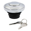 Gas cap vented with lock, chrome - 83-95 H-D (NU) (excl. FLT)