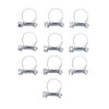 Aba hose clamps, 15mm for 5/16" hose. Zinc plated -