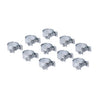 Aba hose clamps, 17mm for 3/8" hose. Zinc plated -