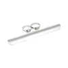 Universal smooth heat shield 14" long chrome - 2-1/4" exhaust pipes