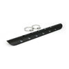 Universal Bullet Hole heat shield 18"  long black - 2-1/4" exhaust pipes